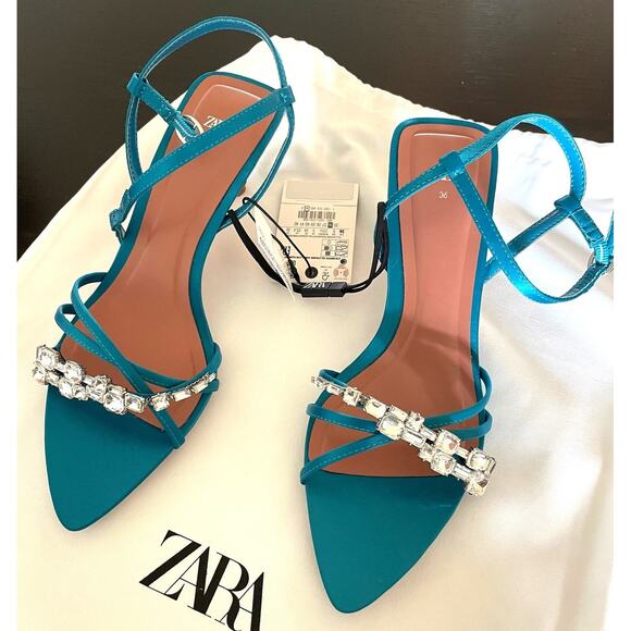 ZARA Strappy Heels NWT - Picture 4 of 16